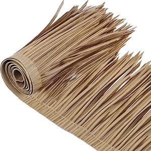 Mexican Tiki Hut Grass Skirting Roof Tiki Bar Grass Duck Blind for Thatch Roofing Bar Decorations Roll Palm Palapa Straw Thatch Roof for Fence Party(Brown,118 x 15 Inch)