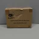 Premium Blu-ray Triple 3-Disc Replacement Cases 12mm Thickness with Screen Printed Logo and Wrap Around Clear Plastic Sleeve (5-Pack)