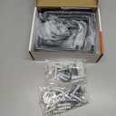 Steel Garage Storage Hooks - 16 Pack Anti-Slip Coating, Heavy Duty Wall Mount Hooks for Hanging Bike, Ladder, Garden Tools (Black)