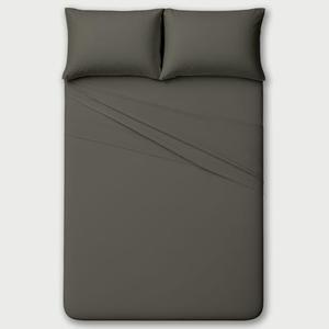 RV King Sheets 72 x 80 -Long Staple Soft 100% Egyptian Cotton Sheet Set - 400 Thread Count Sheets,4 PCs Upto 15" Deep Pocket-RV King Sheets 72 x 80 Cotton-Sheets for RV King Mattress (Dark Gray)