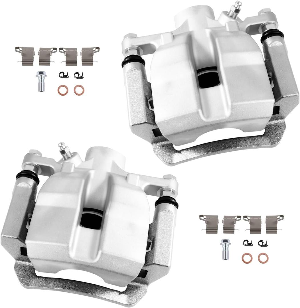cciyu Rear Left & Right Disc Brake Calipers w/Bracket 19B6281 19B6280 2010-2012 For Lexus For RX350,2010-2011 For Lexus For RX450h,2011-2012 For Toyota For Sienna