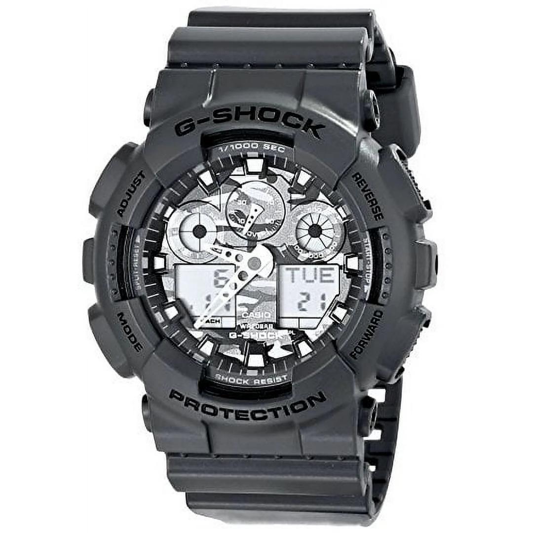 Casio Men's XL Series G-Shock Quartz 200M WR Shock Resistant Resin Color: Grey With Camo Face (Model GA-700UC-8ACR)