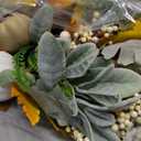 Fall Mantel Garland Decor for Home - 6 Ft Autumn Leaves Table Garlands with Lights Decorations for Thanksgiving and Halloween Leaf Centerpieces for Bedroom Tables Stair Porch Outdoor Farmhouse