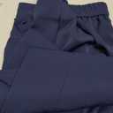 PRETTYGARDEN Womens Wide Leg Dress Pants 2026 Business Casual Flowy Work Palazzo Pants High Waisted Slacks Trousers (Navy, Medium)