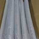 5 Pack Stackable Storage Bins with Lids, White Plastic Storage Container with Clear Lids, Clear Display Case with Magnetic Door for Purse, Handbag, Figure, Collectibles, Doll, Bag, 14.2"x8.66x10.6"