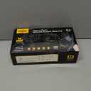 TitanFlex Disposable Nitrile Exam Gloves, 6-mil, Black, Heavy Duty, Latex Free, Food Safe for Cooking & Food Prep