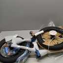 RULLY Dinosaur Kids Bike for Ages 2-7 Years Old Boys, BMX Style Kid's Bikes with Training Wheels, Children Bicycle for Kids and Toddler, s (Blue)