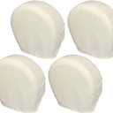 Explore Land Tire Covers 4 Pack - Tough Wheel Protector for Truck, SUV, Trailer, Camper, RV Universal Fits Tire Diameters 32-34.75 inches, White