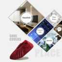 10Pairs Reusable Non Slip Shoe Covers, Premium Soft Washable Thickened Boot Shoe Covers for Household, Office, Laboratoryone size 10 Colors (Multicolored)