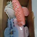 8 Pcs Large Acrylic Hair Claw Clips for Women Non-slip Strong Hold Jaw Clamps for Thick or Thin Hair (Marble,Variation Color)