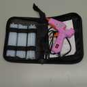 Hot Glue Gun Kit with 30pcs Glue Sticks, Mini Hot Melt Glue Gun with Carrying Case for Crafts, School DIY Arts, and Home Repair (30Watts, Pink)