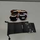 livho Trendy Polarized Square Aviator Sunglasses Women Men Square Eyewear Frame, Retro Sun Glasses for Women Men 2025 Shades