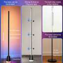 2Pcs Corner Floor Lamp,Smart RGB LED Corner Lamp with App and Remote Control,16 Million Colors & 68+ Scene,Music Sync,Timer Setting,Ideal Standing Lamp for Living Room,Bedrooms,Gaming Rooms