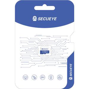 32GB TF Memory Card Class 10 FAT32 High Speed Reading/Writing for Security Camera Dash Cam 24/7 Recording