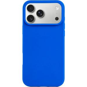 for iPhone 17 Pro Plastic Case, Non Silicone, Ultra Slim Fit for Apple Minimalist Classic Matte Soft Phone Case, Gel Rubbery Shockproof Cover, 6.3" Screen 2025, Bright Cobalt Royal - Blue