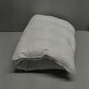 Three Geese Luxury Thin Flat Goose Feather Down Pillows Queen Size Set of 2, 3" Height, 100% Cotton Cover, Medium Firm Hotel Collection Ultra Slim Thin Bed Pillows, Machine Washable, 18 x 30 Inches (Solid White)