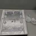 HIEEY Hollywood Vanity Mirror with Lights, Makeup 9 Dimmable Bulbs Three Color Lighting Modes, and 5X Magnification Mirror, Smart Touch Control, 360Rotation (White)