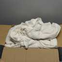 True North by Sleep Philosophy Plush Sheet Set King, Solid Color, Warm & Soft Bedding King Size Sheets, Fitted Pocket Fits Up to 16" Mattress, Soloft, King, Ivory, 4 Piece