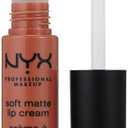 NYX PROFESSIONAL MAKEUP Soft Matte Lip Cream, Lightweight Liquid Lipstick - Abu Dhabi (Deep Rose-Beige) (0.27 Fl Oz (Pack of 1))