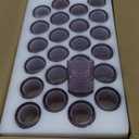 24 Pcs Votive Candle Holders, Purple Glass Holders Bulk for Table Centerpiece, Tea Lights Candle Holders for Wedding Shower, Party and Home Decor