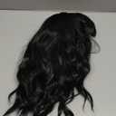 Black Kids Child Wig Shoulder Length Black Wavy Wigs with Bangs for Gilrs Heat Resistant Synthetic Girls Wig Daily Wear Wigs