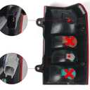 Huray Tail Light Assembly for Jeep Patriot 2008-2017 Rear Brake Light OE Tail Lamp Replacement (Driver Side(Left))