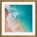 Vintage 23x23 Frame, Antique Gold Photo Frames with Plexiglass Front,Ornate Square 23x23 Picture Frame Display 19x19 with Mat or 23 x 23 Frame Without, Wall Décor,1 Pack,Green
