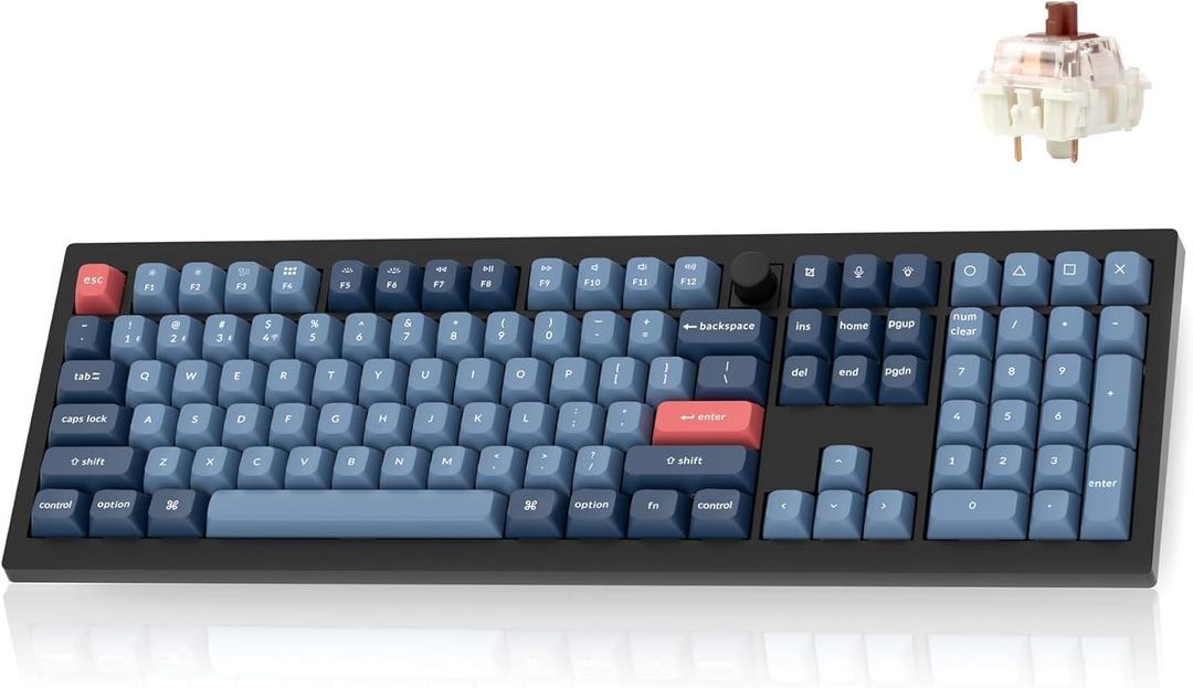 Custom Wireless Mechanical Keyboard V6 Max QMK/VIA by Keychron