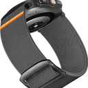 ID208 Plus, IDW13, IDW16, IDW17, IDW19, IDW20, IDW21, IDW23, IDW25, IDW26, IDW28 Smartwatch Bands, Lamshaw 22mm Quick Release Stretchy Solo Loop Adjustable Nylon Replacement Straps Compatible for Quican, aeac, WMK Smart Watch