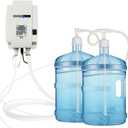Bottled Water Dispenser Pump System Double Inlet 110V Electric Drinking Water Pump Large Flow 3.8L 5 Gal Automatic Bottle Water Jug Dispensing for Fridge Coffee Ice Tea Maker Kitchen