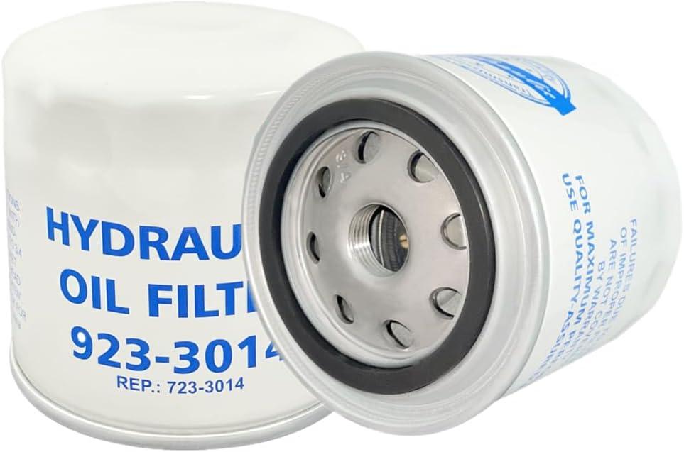723-3014 923-3014 Hydraulic Oil Filter Fit for C-Cadet GT GSE LT GS GSX XT3 44 48 54 2554 2550 Replace JD AM39653 To-ro 79-5270(2 Pack)