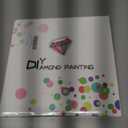 Mokvtz DIY 5D Tabletop Diamond Art Painting Kit, House DIY Diamond Art Painting Desktop Ornament, House Shaped Rhinestone Desk Placement Ornament, Home Office Stand Up Gem Painting Craft Kit, Gift