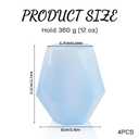 Wine2Go Diamond Silicone Wine Glasses 9oz, 2pack