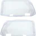 NewYall Left and Right Clear Headlight Lens Shell Cover for Land Rover Range Rover Sport 2010-2013