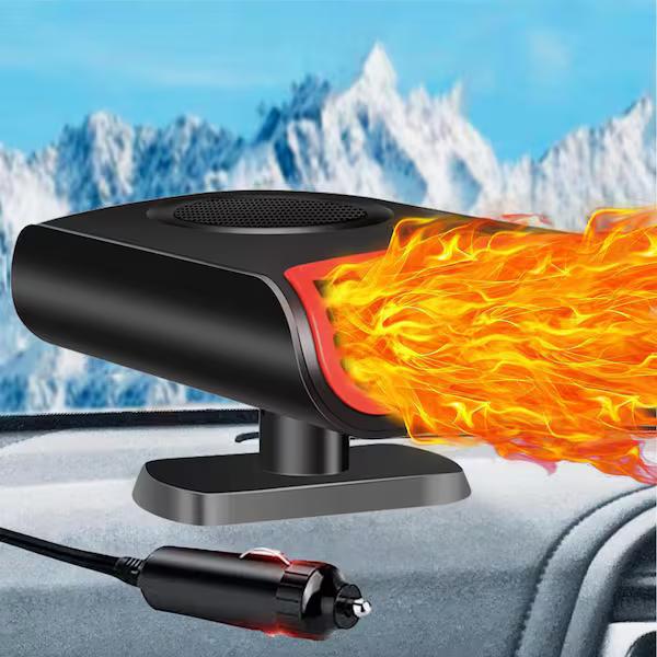 Portable Car Heaters for Vehicle: 12V Car Heater That Plugs Into Cigarette Lighte, 2 in 1 Heating & Cooling Fast Windshield Defrost Defogger