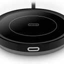 Smart Coffee Warmer, BESTINNKITS Auto On/Off Gravity-Induction Mug Warmer for Office Desk Use, Candle Wax Cup Warmer Heating Plate (Up to 131F/55C) (Black)