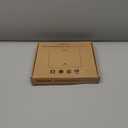 Digital Bathroom Scale for Body Weight: High-Precision 4-Sensor Accuracy, LED Display, 400lb/180kg Capacity, Safe Rounded Corners, Batteries Included (Black)