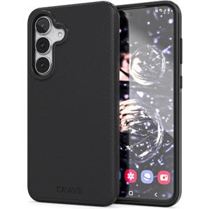Crave Compatible with Samsung Galaxy S25 FE Case, Shockproof Protection Dual Layer Case for Samsung Galaxy S25 FE (6.7 inch) - Black