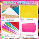 Colorful PVC Floor Stickers Candy Themed Floor Decals Candy Themed Party Decoration for Theme Birthday Party Supplies Halloween Trunk or Treat Car Decorations(60 Pcs,11.8 x 7.9 Inch)