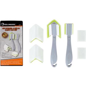 ROLLINGDOG Paint Pad Set - 6PC Corner Painting tool Trim Paint Edger Tool with Replacement for Walls,Detail Painting,Trim
