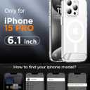 Temdan Magnetic Compatible with iPhone 15 Pro Case, [Built-in Invisible Kickstand][Compatible with MagSafe] [Military Grade Shockproof] Slim Thin Phone Case for iPhone 15 Pro 6.1"