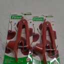 Cherry Pitter - Ordekcity Stainless Steel Cherries Corer Pitter Tool with Hand-held Push Design, Save Time & Space for Making Cherry Jam with Lock Design(Red) 2 pack