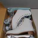 Roller Skates for Women or Men with Height Adjustable Rubber Stoppers Retro Suede Quad Roller Skates for Outdoor and Indoor (8, Gray)