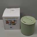 40oz Insulated Food Jar-Say Goodbye to Spills&Cold Meals|QuickLift Airtight Leak-Proof Lid Thermo for Hot Food, Wide Mouth Soup Thermos Lunch Box Container Adults|Stainless Steel with Folding Spoon (Green)