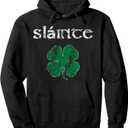 Slainte Cheers Good Health from Ireland- Men Women Pullover Hoodie, Size Small