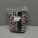 Expandable Travel Duffle Bags Weekender Overnight Bags for Women Men Hospital Bag for Women Labor Delivery with Toiletry Bag Waterproof (Large, Leopard)