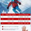 Waterproof Ski Gloves,Waterproof Winter Gloves for Men and Women,Touchscreen, Warm 3M Thinsulate Winter Gloves for Skiing, Snowboarding, Snowmobiling, Hiking and Other Winter Outdoor Activity (Medium, Rose Red)