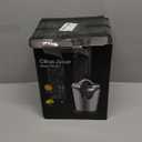 FOHERE Orange Juicer Squeezer Electric Citrus Juicer with Two Interchangeable Cones Suitable for orange, lemon and Grapefruit, Brushed Stainless Steel