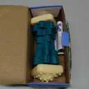 Pceotllar Indestructible Dog Chew Toys, Interactive Puzzle Toys with Beef Flavor, Safe Rubber for Aggressive Chewers - Large, Medium, Small Dogs - Green