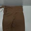 SVALIY Womens Flare Leggings Yoga Pants Women Fold Over Bootcut Lounge Workout Pant Brown XS 32"